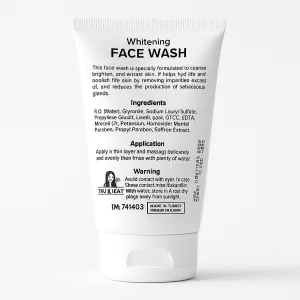 Saffron Whitening Face Wash - Tru Next